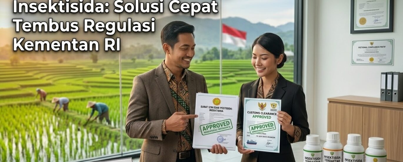 Jasa Pengurusan Izin Edar Insektisida: Solusi Cepat Tembus Regulasi Kementan RI