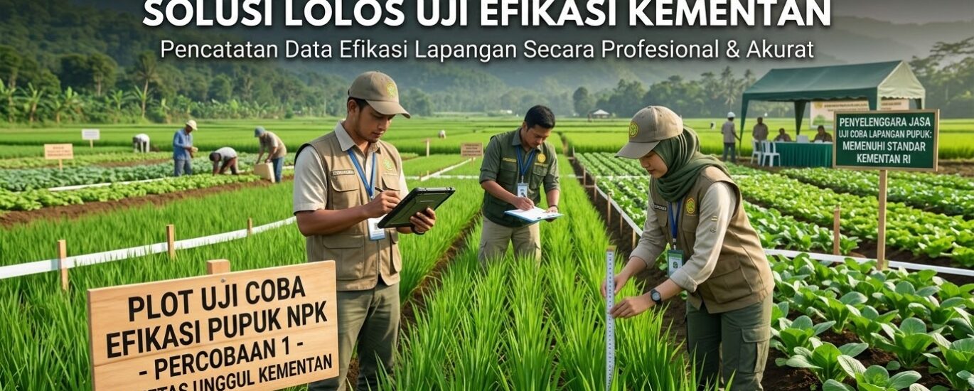 Penyelenggara Uji Coba Lapangan Pupuk: Solusi Lolos Uji Efikasi Kementan