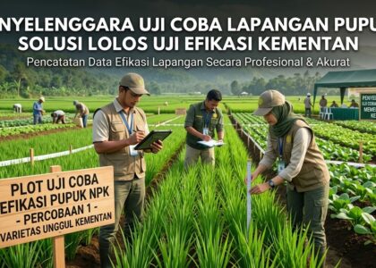 Penyelenggara Uji Coba Lapangan Pupuk: Solusi Lolos Uji Efikasi Kementan