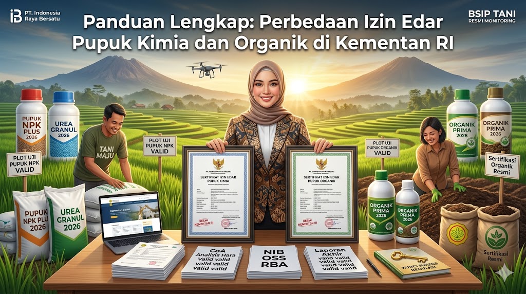 Panduan Lengkap: Perbedaan Izin Edar Pupuk Kimia dan Organik di Kementan RI