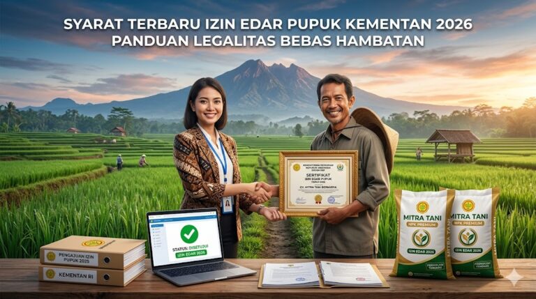 Syarat Terbaru Izin Edar Pupuk Kementan 2026: Panduan Legalitas Bebas Hambatan
