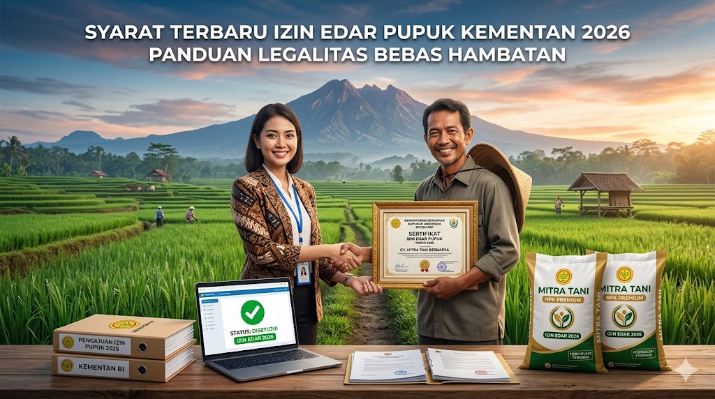 Syarat Terbaru Izin Edar Pupuk Kementan 2026: Panduan Legalitas Bebas Hambatan