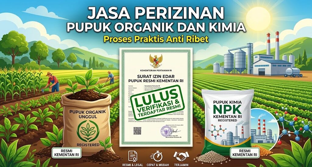Jasa Perizinan Pupuk Organik dan Kimia: Proses Praktis Anti Ribet