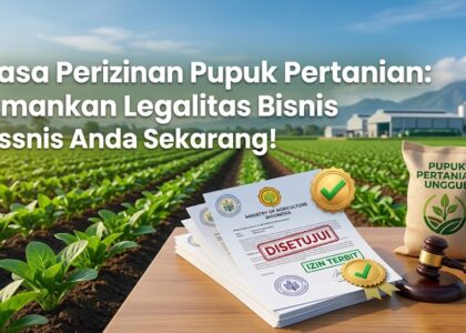 Jasa Perizinan Pupuk Pertanian Amankan Legalitas Bisnis Anda Sekarang