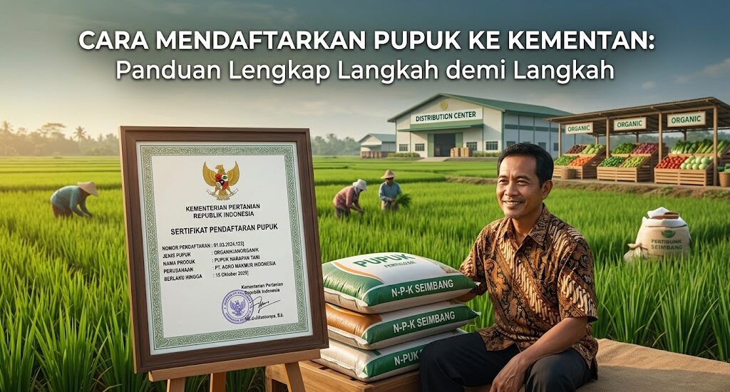 Cara Mendaftarkan Pupuk ke Kementan: Panduan Lengkap Langkah demi Langkah