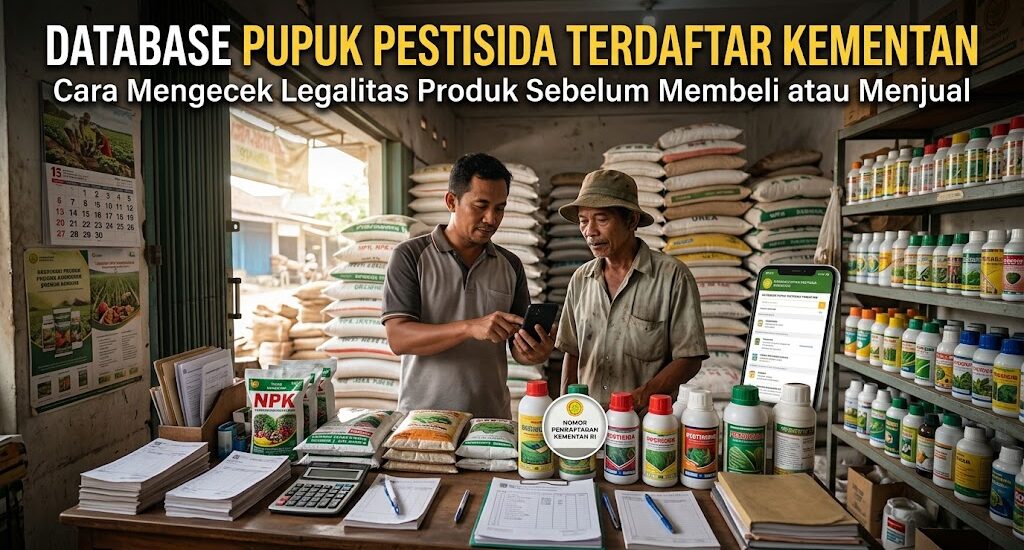 Database Pupuk Pestisida Terdaftar Kementan: Cara Mengecek Legalitas Produk Sebelum Membeli atau Menjual