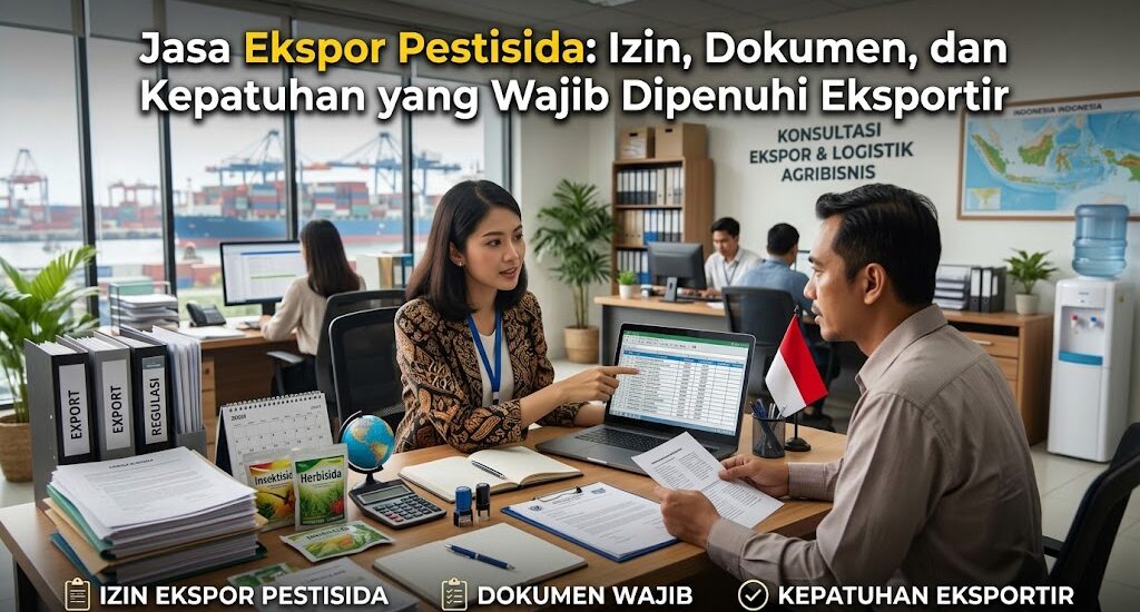 Jasa Ekspor Pestisida Izin, Dokumen, dan Kepatuhan yang Wajib Dipenuhi Eksportir