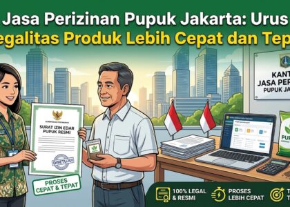 Jasa Perizinan Pupuk Jakarta: Urus Legalitas Produk Lebih Cepat dan Tepat