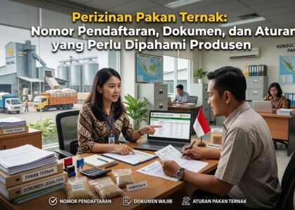 Perizinan Pakan Ternak: Nomor Pendaftaran, Dokumen, dan Aturan yang Perlu Dipahami Produsen