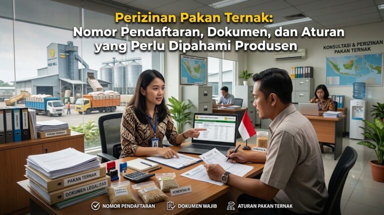 Perizinan Pakan Ternak: Nomor Pendaftaran, Dokumen, dan Aturan yang Perlu Dipahami Produsen