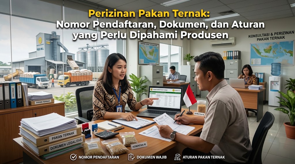 Perizinan Pakan Ternak: Nomor Pendaftaran, Dokumen, dan Aturan yang Perlu Dipahami Produsen
