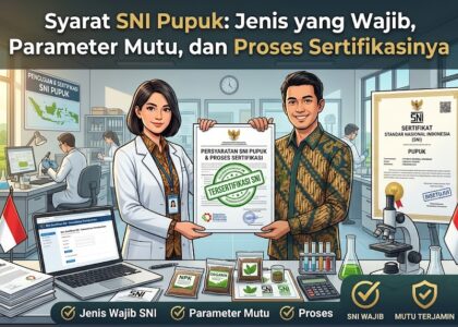 Syarat SNI Pupuk: Jenis yang Wajib, Parameter Mutu, dan Proses Sertifikasinya